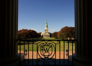 Wait Chapel, Site of the 2016 Hooding Ceremony